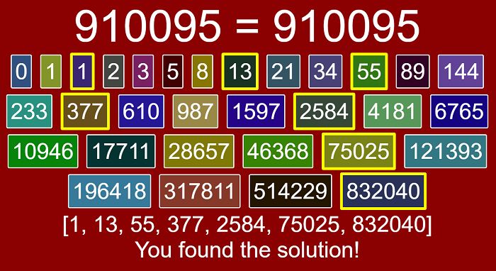 Image of Zeckendorf's Theorem Game